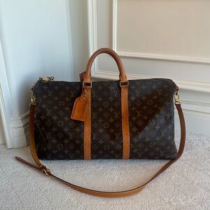 Louis Vuitton Brown Monogram Bag 50